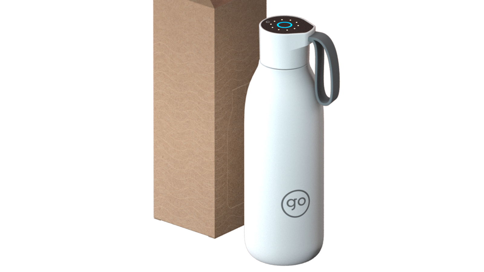 <p>Fresh, the digital, self-sanitising water bottle by Maikii</p>
