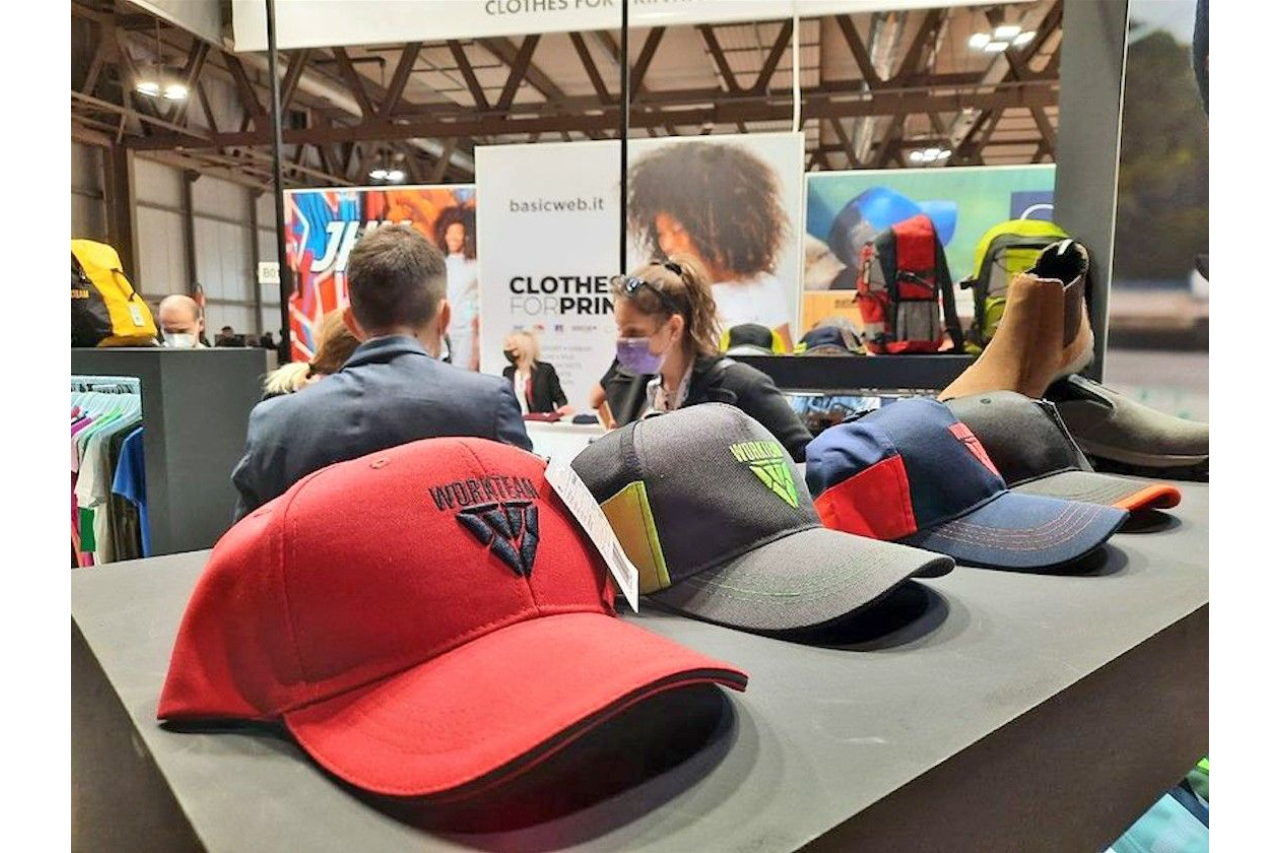 <p>Cappellini Workteam at Basic's stand at PTE 2023</p>
