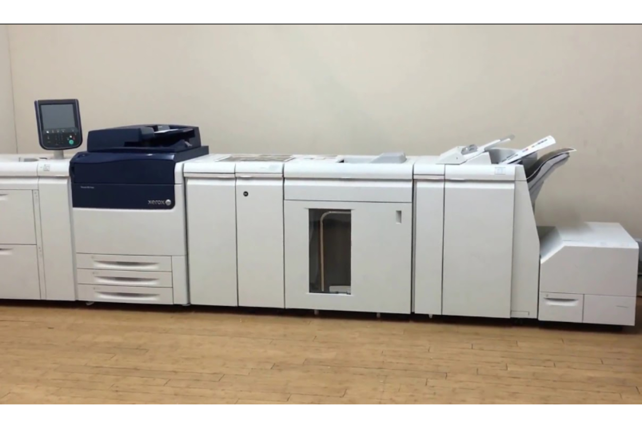 <p>Xerox Versant 80 used by Professional Pins</p>
<p> for its digital print jobs</p>
