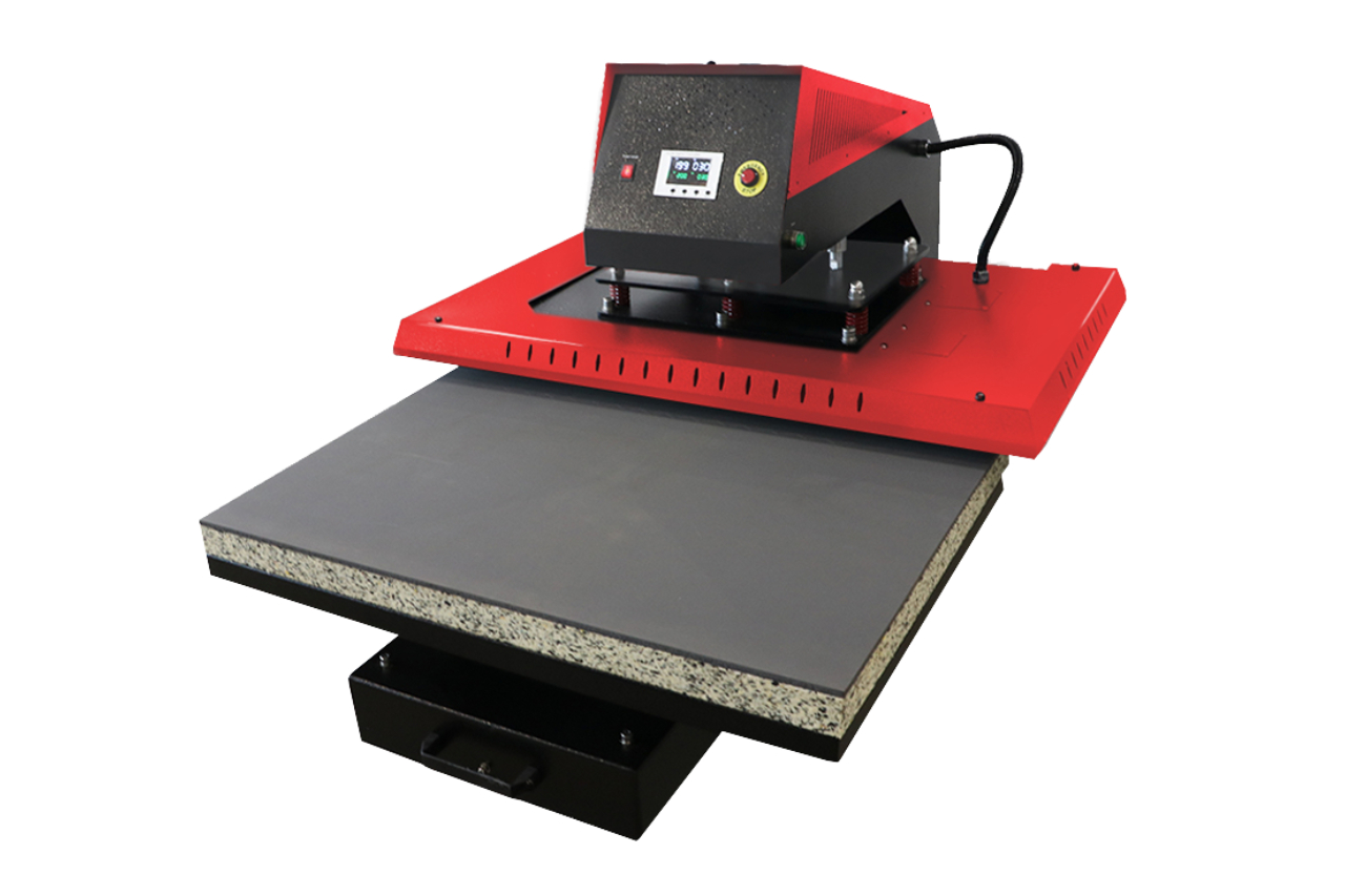 <p>Awservice brand pneumatic heat press with removable plate, </p>
<p>80x110 cm format</p>
