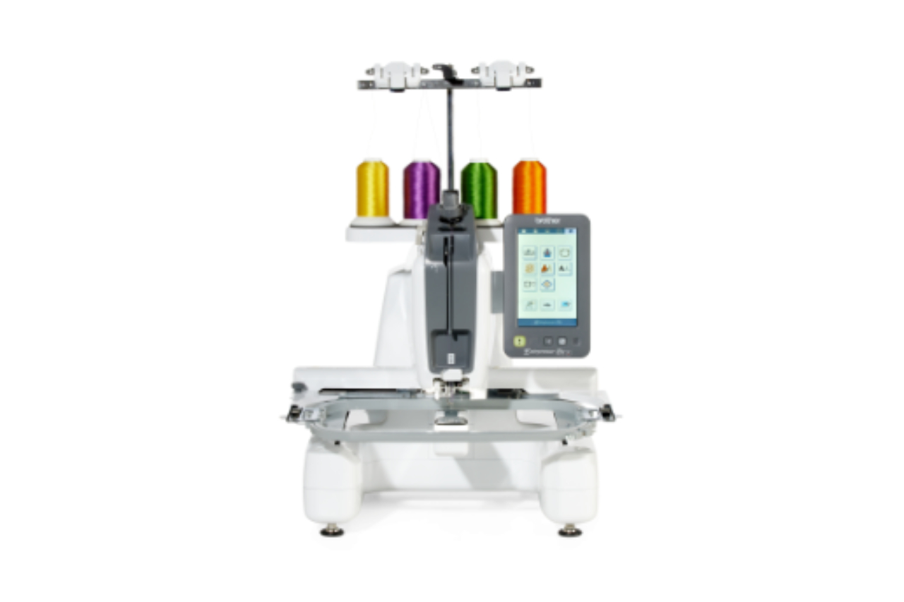 <p>Brother PR-1, one of the embroidery machines marketed by Gnoato Lino</p>
