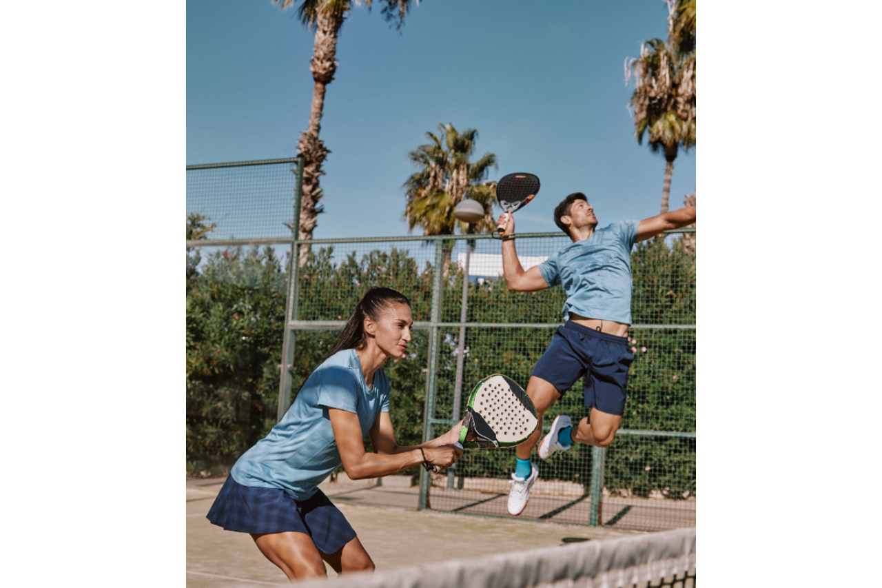 <p>Ideal for padel tennis: an outfit proposed by the 2024 Roly campaign</p>

