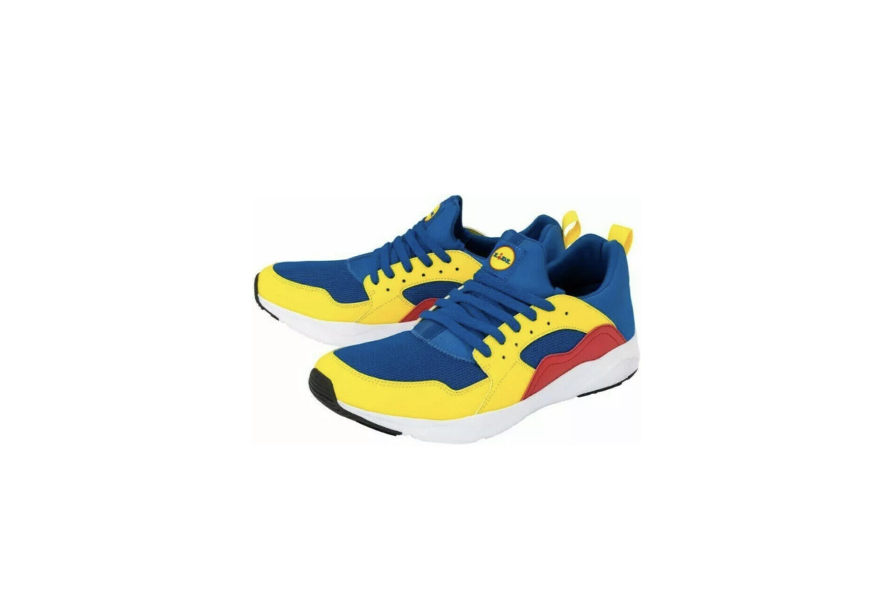 <p>Le sneaker di Lidl, grande successo messo a segno dall’insegna tedesca nel 2020 </p>