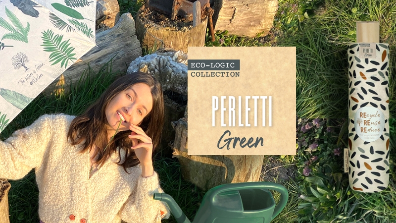 <p>Perletti Green, la linea con impugnature e dettagli in legno naturale e con tessuti Rpet</p>
