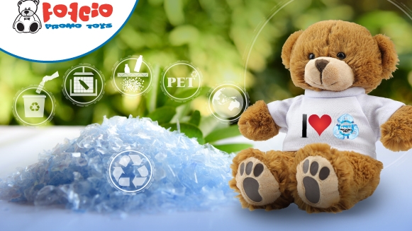 <p>The soft toys by Axpol Trading are made using recycling plastic bottles</p>
