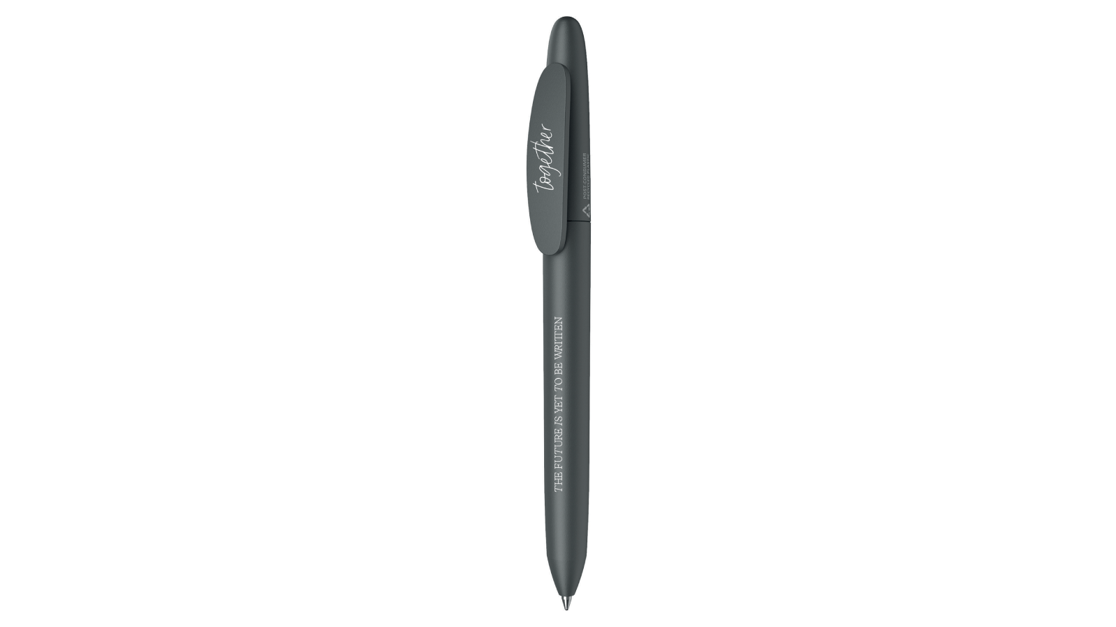 <p>A Maxema pen design made from post-consumer recycled plastic</p>
