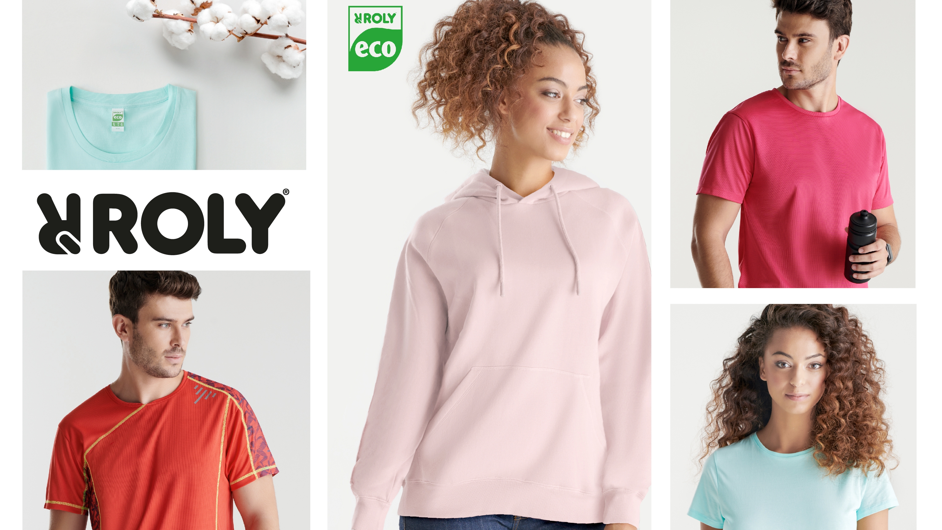 <p>Roly Eco ha creato i classici dell’abbigliamento utilizzando tessuti di origine ecologica, organica e riciclata</p>

